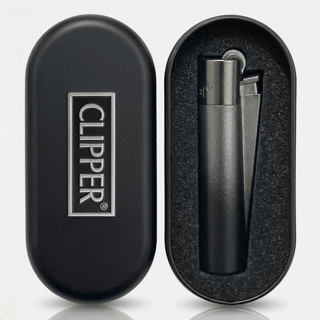 Clipper Metal BLACK GRADIENT with black giftbox 